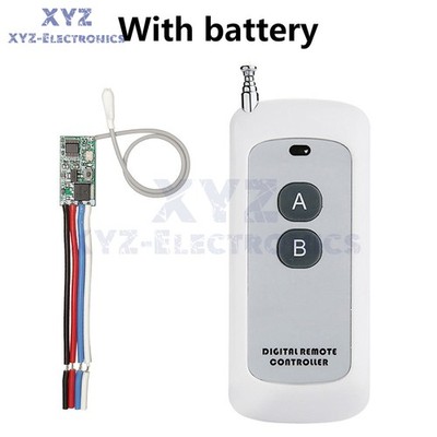 433mhz DC 3.6V-24V 1CH Relay Wireless RF Remote Control Switch Receiver Module