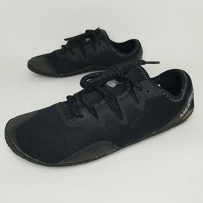 Merrell Vapor Glove 5 Barefoot Trail Running Shoes Women's sz 8.5 Black J135372