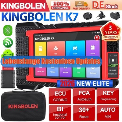 KINGBOLEN K7 OBD2 Diagnosegerät Bidirektionales Auto Scan-Tool mit ECU-Codierung