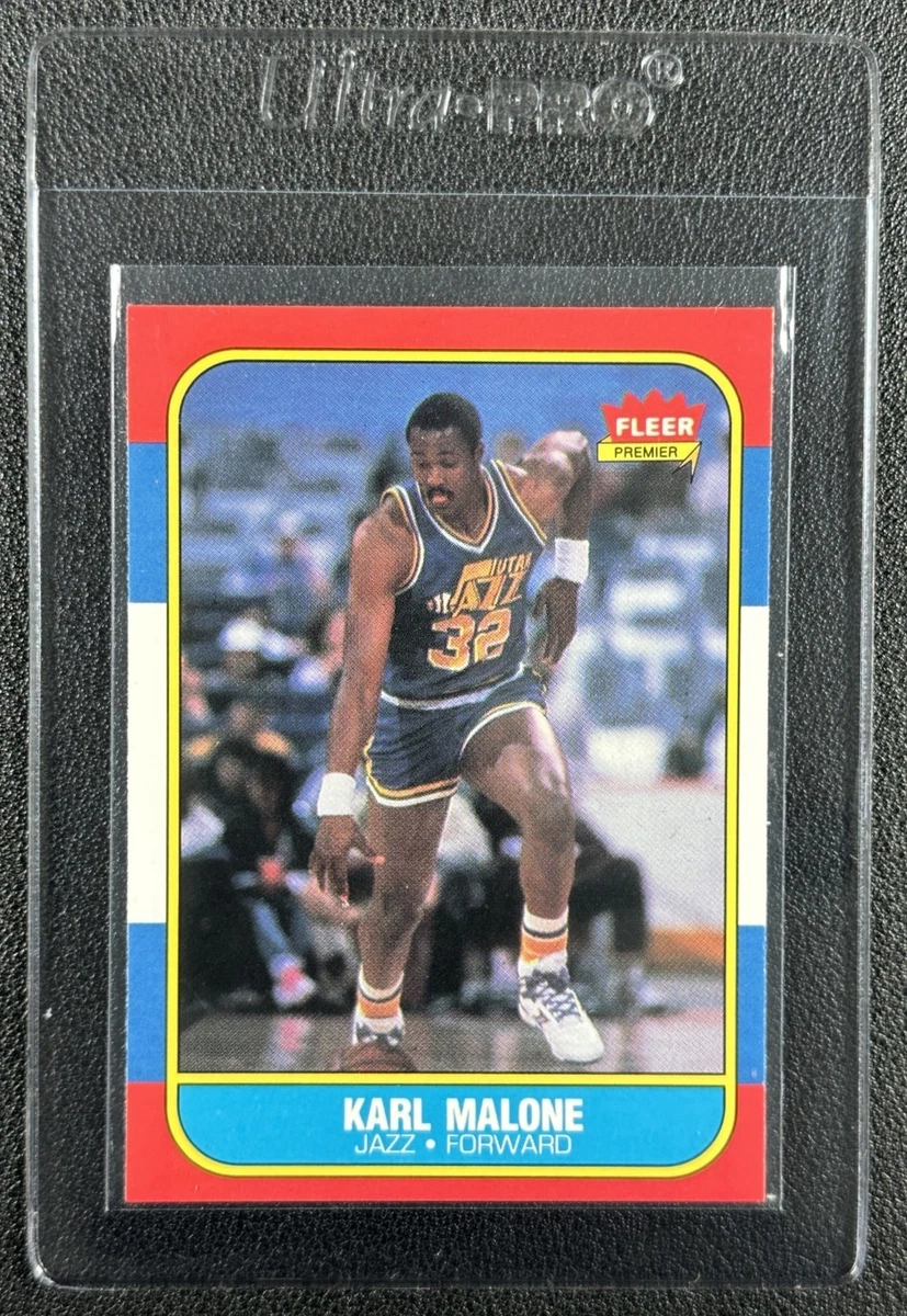 Fleer Karl Malone Basketball 1986-87 Season Sports Trading Cards