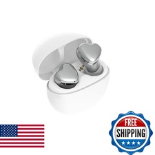 AVIOT TE-I3 Heart-Shaped Wireless Earbuds for Small Ears Silver