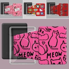 Magnetic Case for Kindle Paperwhite 5/6/7th Gen Clear Back Hand Strap Cover