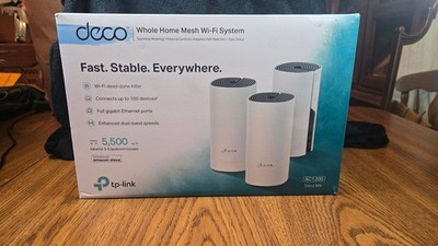 TP-Link Deco M4 Whole Home Mesh Wi-Fi System AC1200 3-Pack