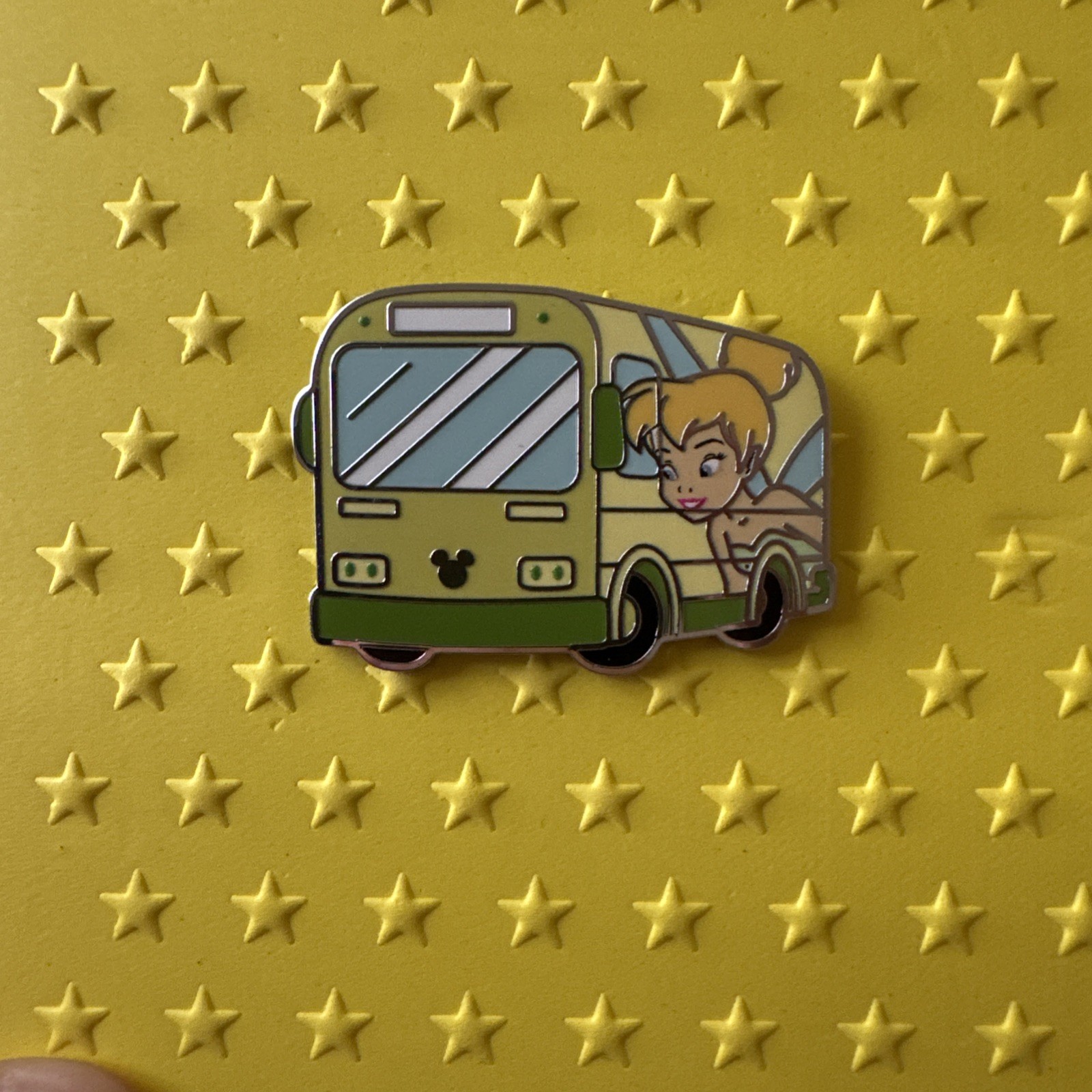 2026 WDW Hidden Mickey Tinker Bell Disney Bus Buses Wave A Pin