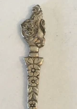 Unknown Coat Of Arms Vintage Souvenir Spoon Collectible