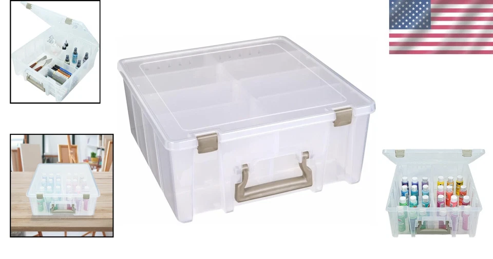 Gold Closure Craft Organizer - Super Satchel Double Deep - Image 2 of 4