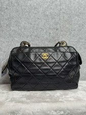 Chanel Black Lambskin Gold DX538/QY619@pre-verified by eBay 26.06.18