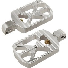 2018-2024 Harley-Davidson FX FL Silver Bear Claw Foot Pegs Made in the USA