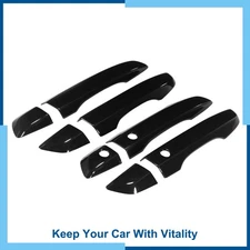8pcs Glossy Door Handle Cover for Honda Civic 10th Gen w/ Smart Keyhole