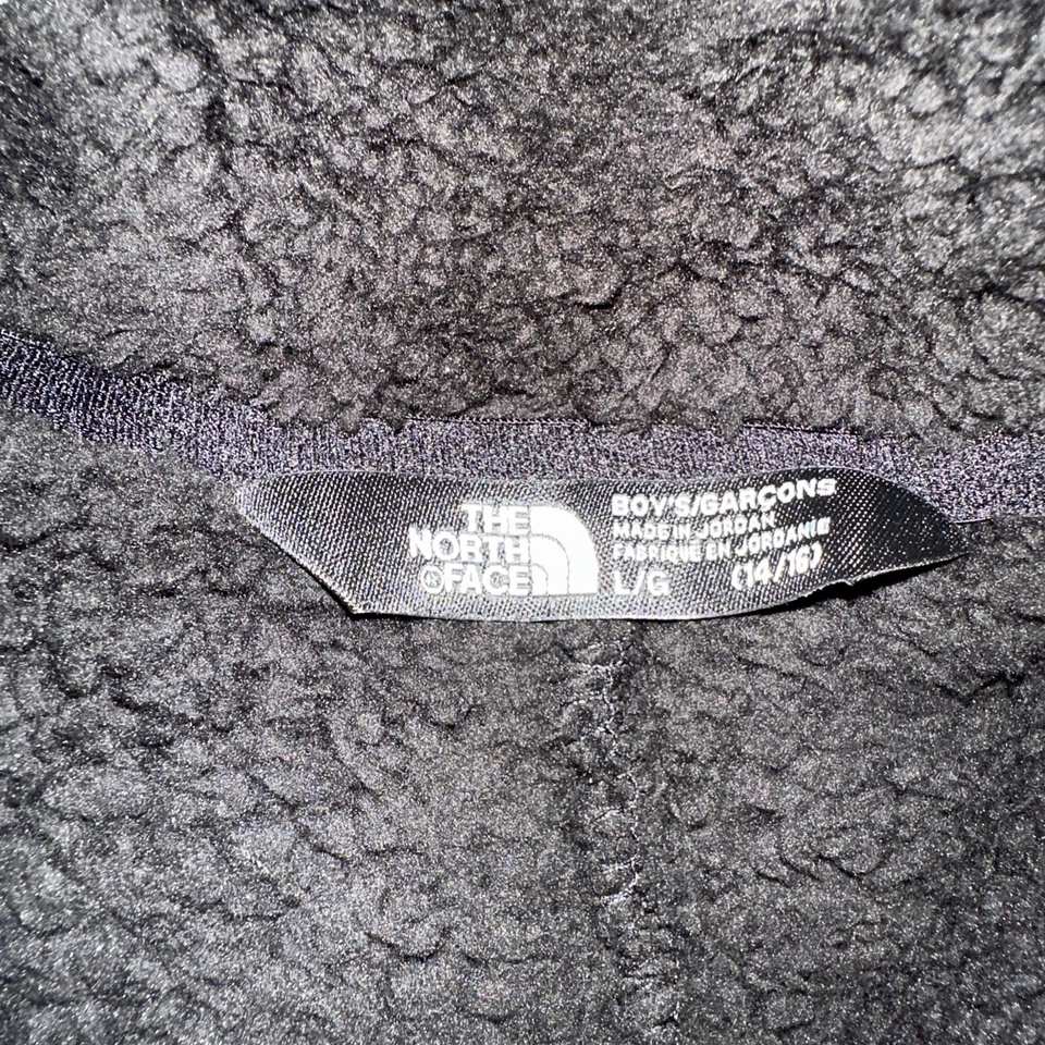 The North Face Campshire Sherpa Boy’s  Full Zip Sherpa Jacket Black Lg BNWT Auth - Image 3 of 4