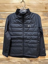 Under Armour Women's ColdGear Run Insulate Hybrid Jacket - XS, Black, Q2 C755T