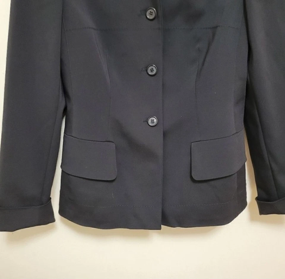 Women's PRADA Black Blazer Jacket Size 6 - Image 4 of 4