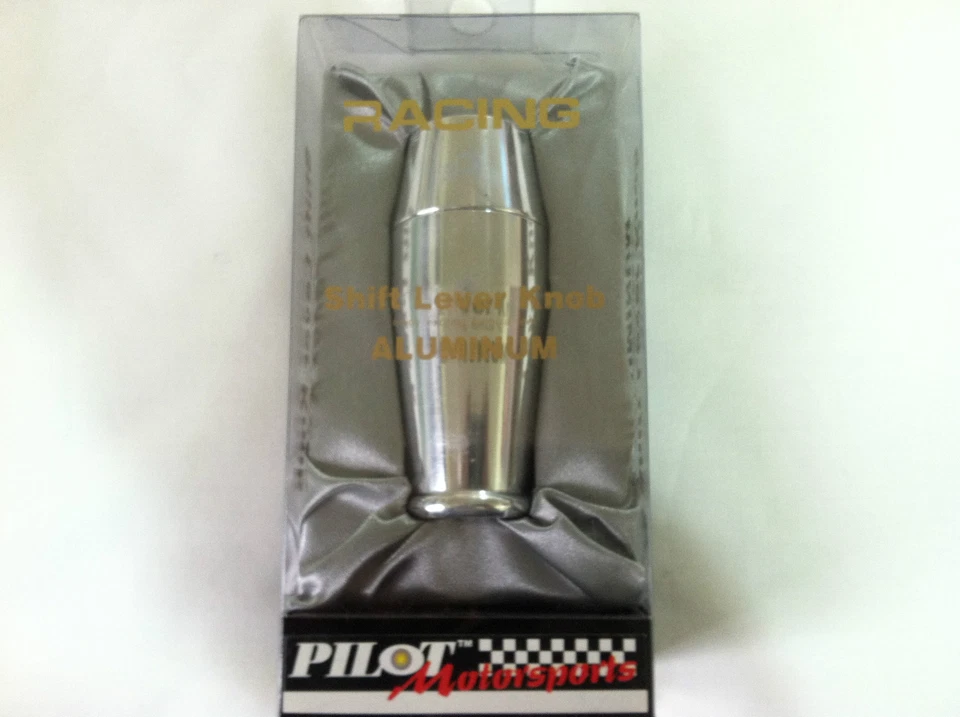 Chrome Polished Aluminum Grip Shift Gear Knob Manual Transmission M/T Universal Foto 2 de 4