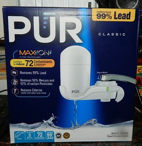 Pur Fm 3333b White 2 Stage Vertical Faucet Mount Filtration System