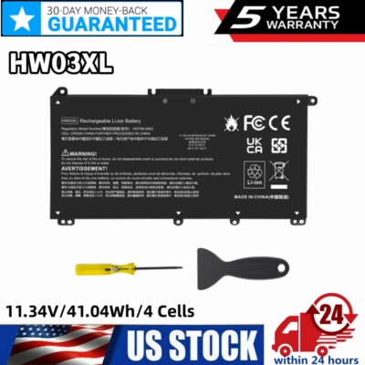 HW03XL Battery For HP Pavilion 15-EH 15-EG 17-CN 17-CP 240 245 255 G9 41.04Wh