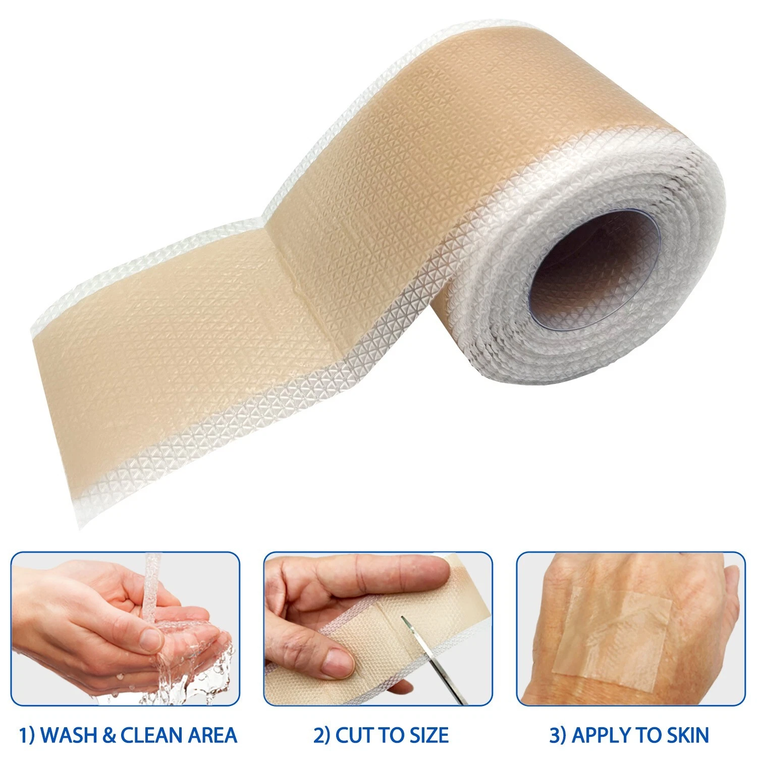 3M Reusable Silicone Scar Sheets Tape - Effective Scar Removal How to Use