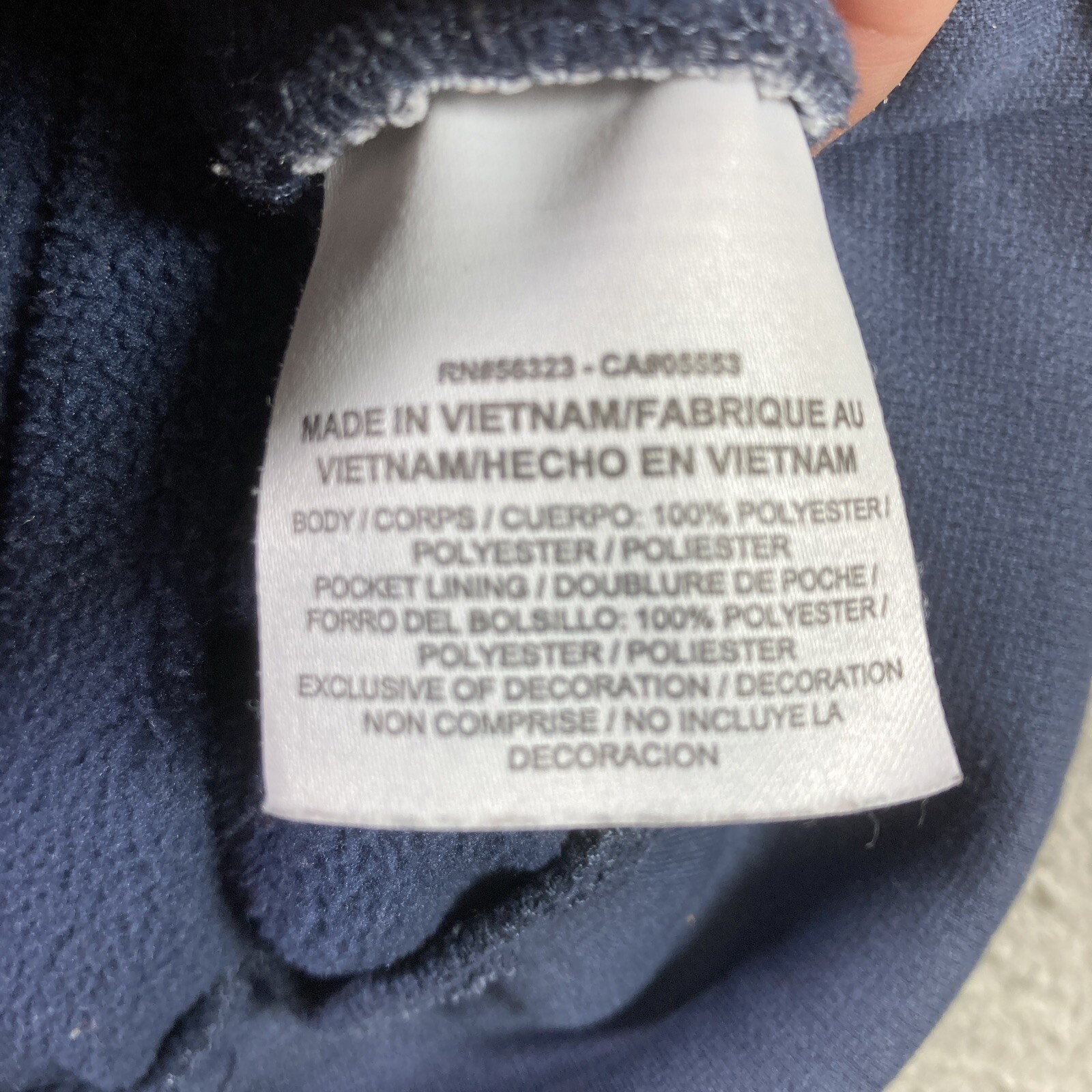 Nike Hoodie Sweatshirt Adult Small Blue Dri-Fit Casual Outdoors Sports READ thumbnail 10