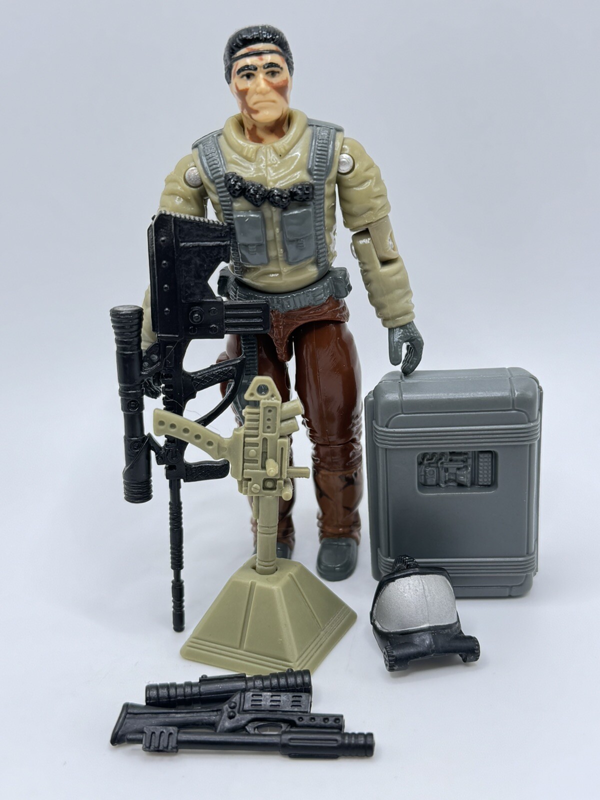 GI Joe 1990 Bullhorn 100% Complete Vintage Hasbro Action Figure