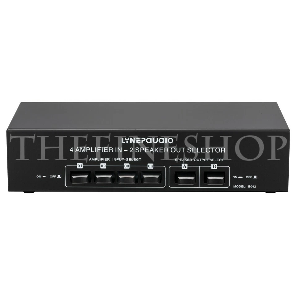 B042 Passive Power Amplifier Selector Speaker Switch Lossless 4 Amp In 2 Out New - Image 2 of 4