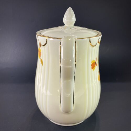 Teapot Retro Halls Superior Quality Kitchenware Vintage Autumn Leaf Coffee Tea - Picture 3 of 16
