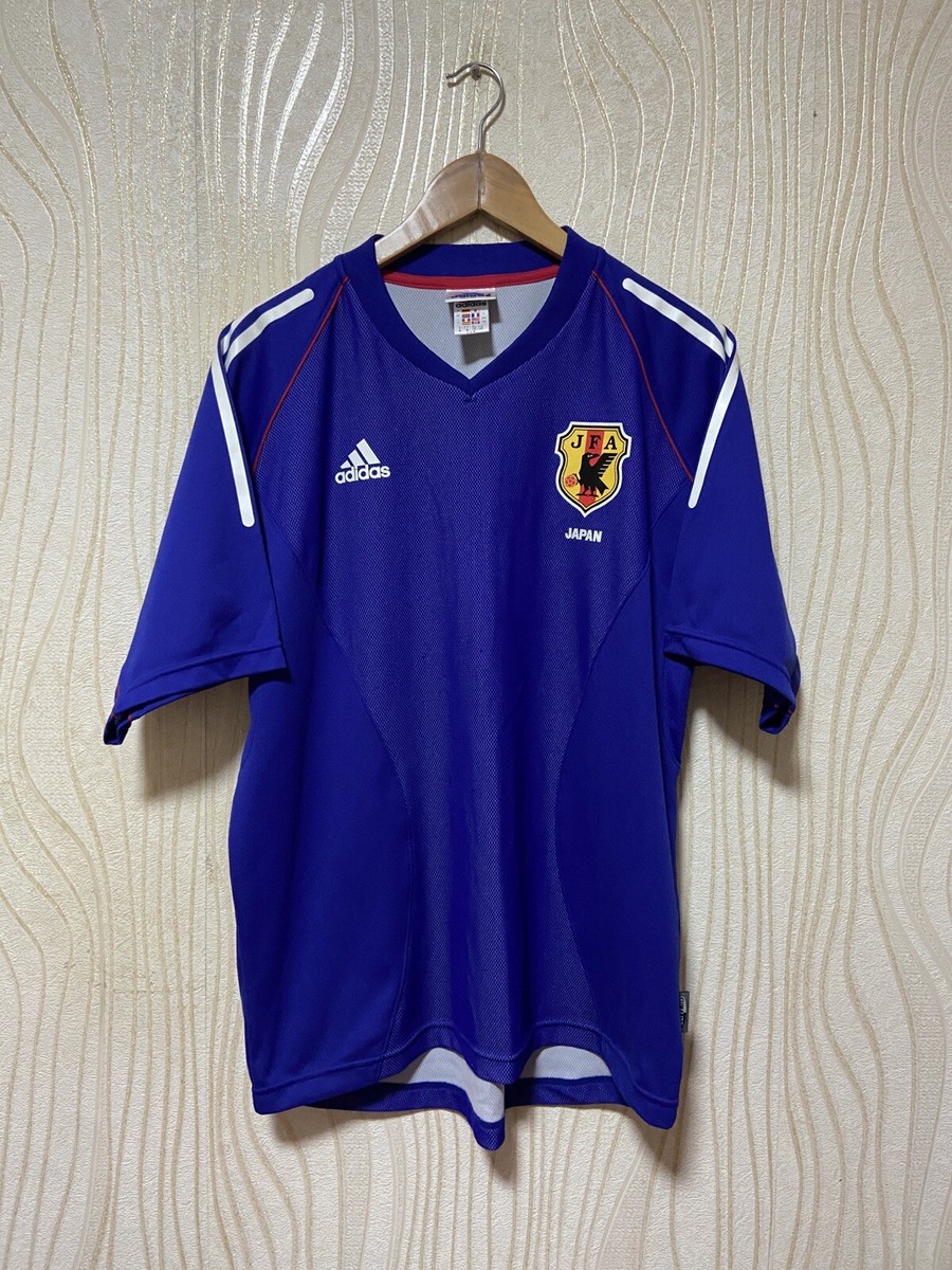 JAPAN 2002 2004 HOME FOOTBALL SHIRTS SOCCER JERSEY ADIDAS JAPAN 2002 2004 HOME FOOTBALL SHIRTS SOCCER JERSEY ADIDAS