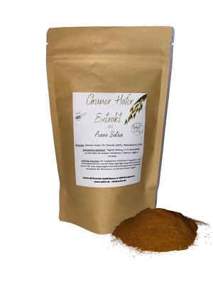 AVENA SATIVA I GRÜNER HAFER I 15:1 Extrakt 250g.-Beutel (Premiumqualität)  VEGAN