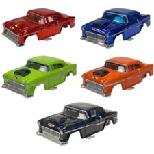AW 55 Chevy Body, 5 Pack Red, Blue, Green, Orange, Black, Fits AFX & XTraction