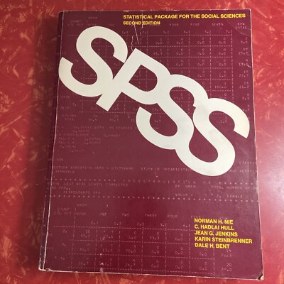 SPSS : Statistical Package For The Social Sciences 2nd Edition 1975 Paperback