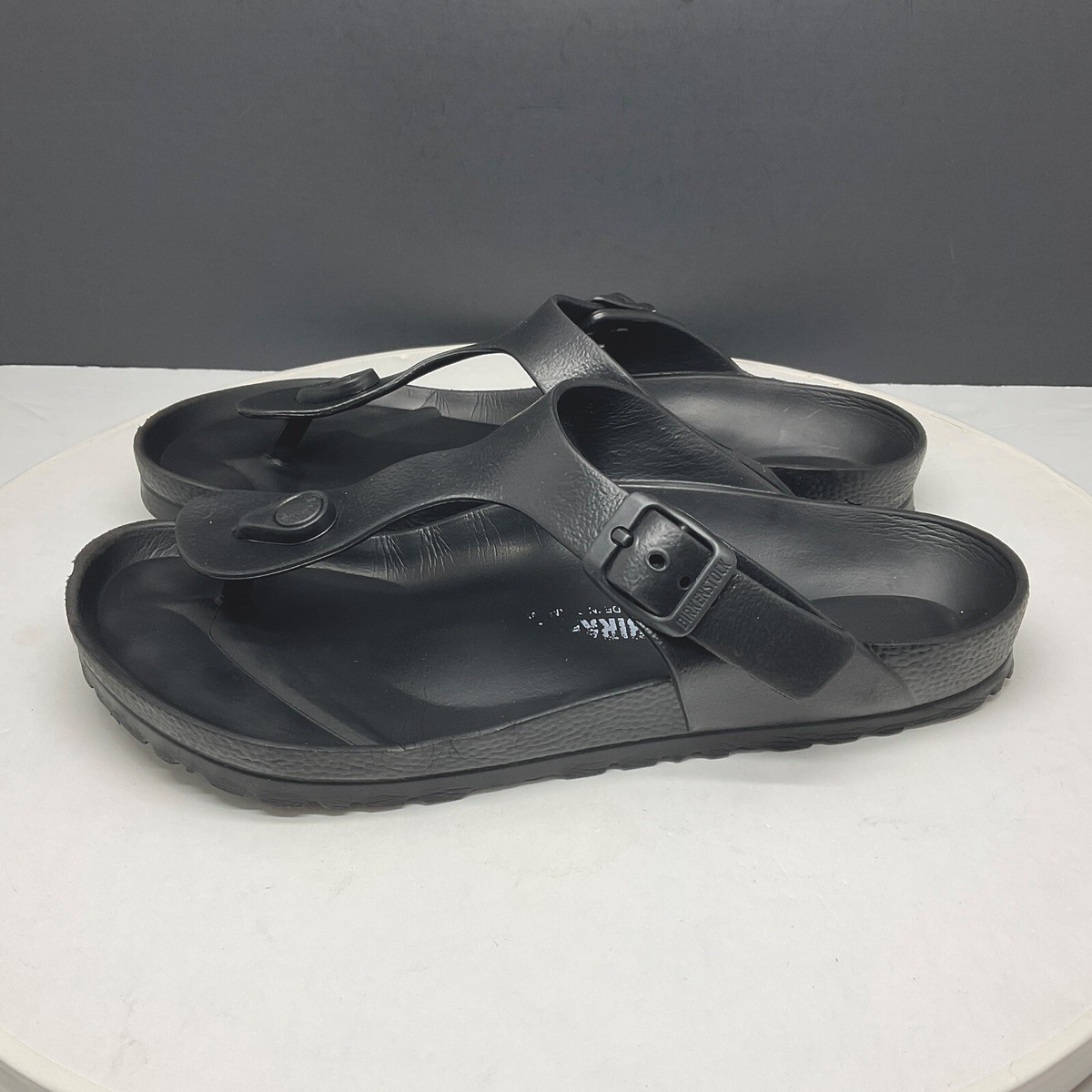 靴 BIRKENSTOCK Gizeh EVA Black Black Birkenstock Kids' GIZEH ESSENTIALS EVA Black Sandals