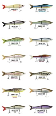 G-Ratt Baits Sneaky Pete Glidebait / Swimbait - Choose Color