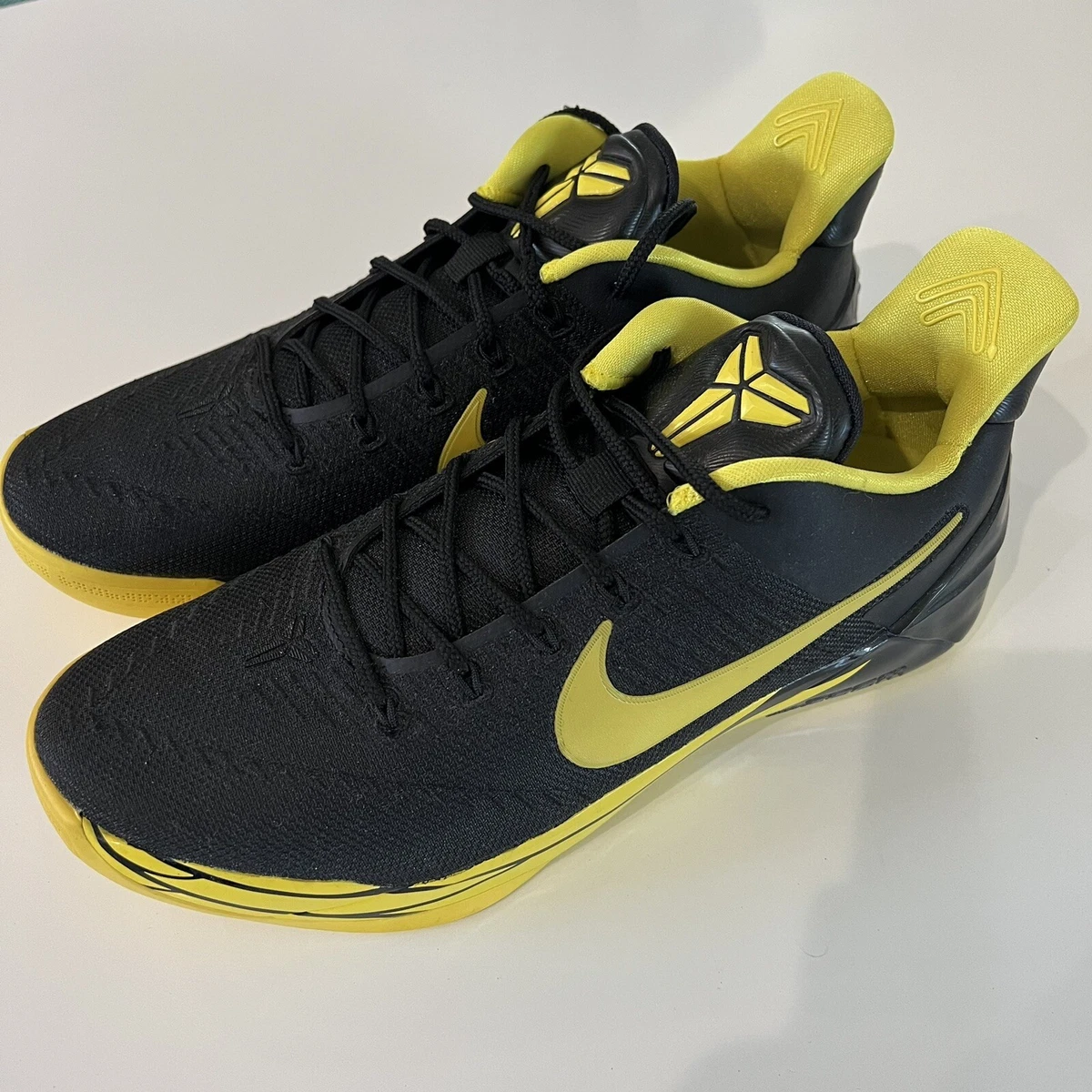 NEW NIKE KOBE A.D. 'OREGON' BLACK/YELLOW BASKETBALL SNEAKERS