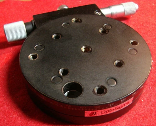OptoSigma  (Opto Sigma) KSPB-906MUU - 90 mm Rotational Stage with Vernier Mic
