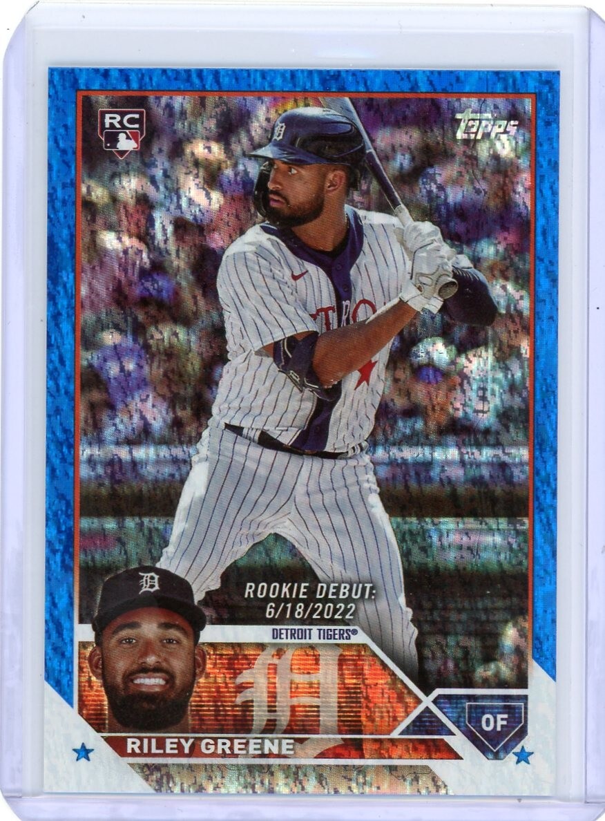 Riley Greene #US298 (RC) - 2023 Topps Update Rookie Debut Blue Foil /999