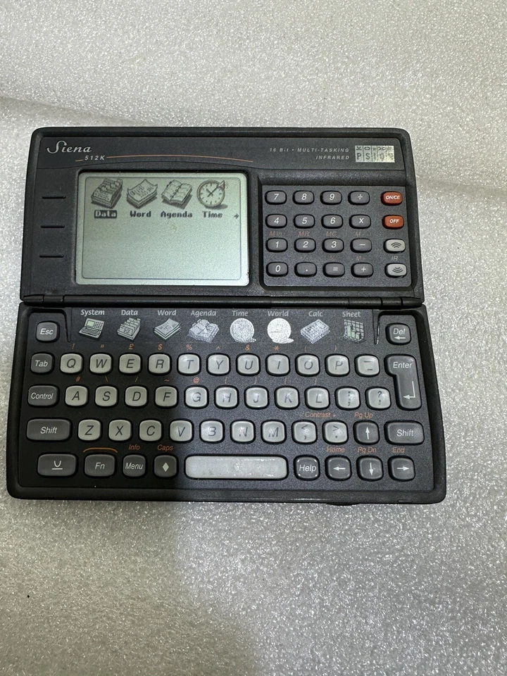 Psion Siena 512K Handheld Computer (1010- 0002-01) Used #2710 - Image 2 of 4