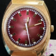 Lanco (Langendorf) Naval wristwatch, 17j, runs fantastically, keeps great time