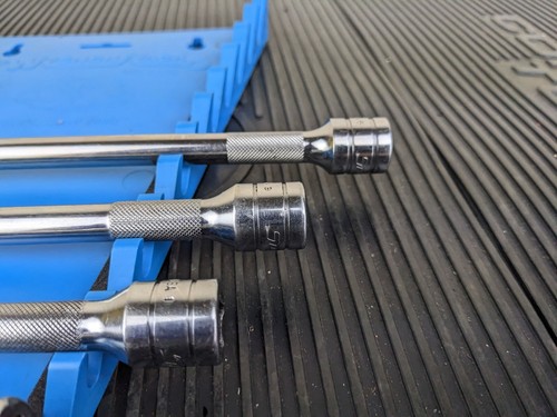 #bh166 Snap On 206afx 3/8" drive 5 Piece Knurled Extension Set - Picture 11 of 18