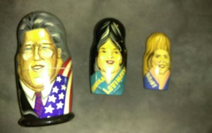 bill clinton nesting dolls
