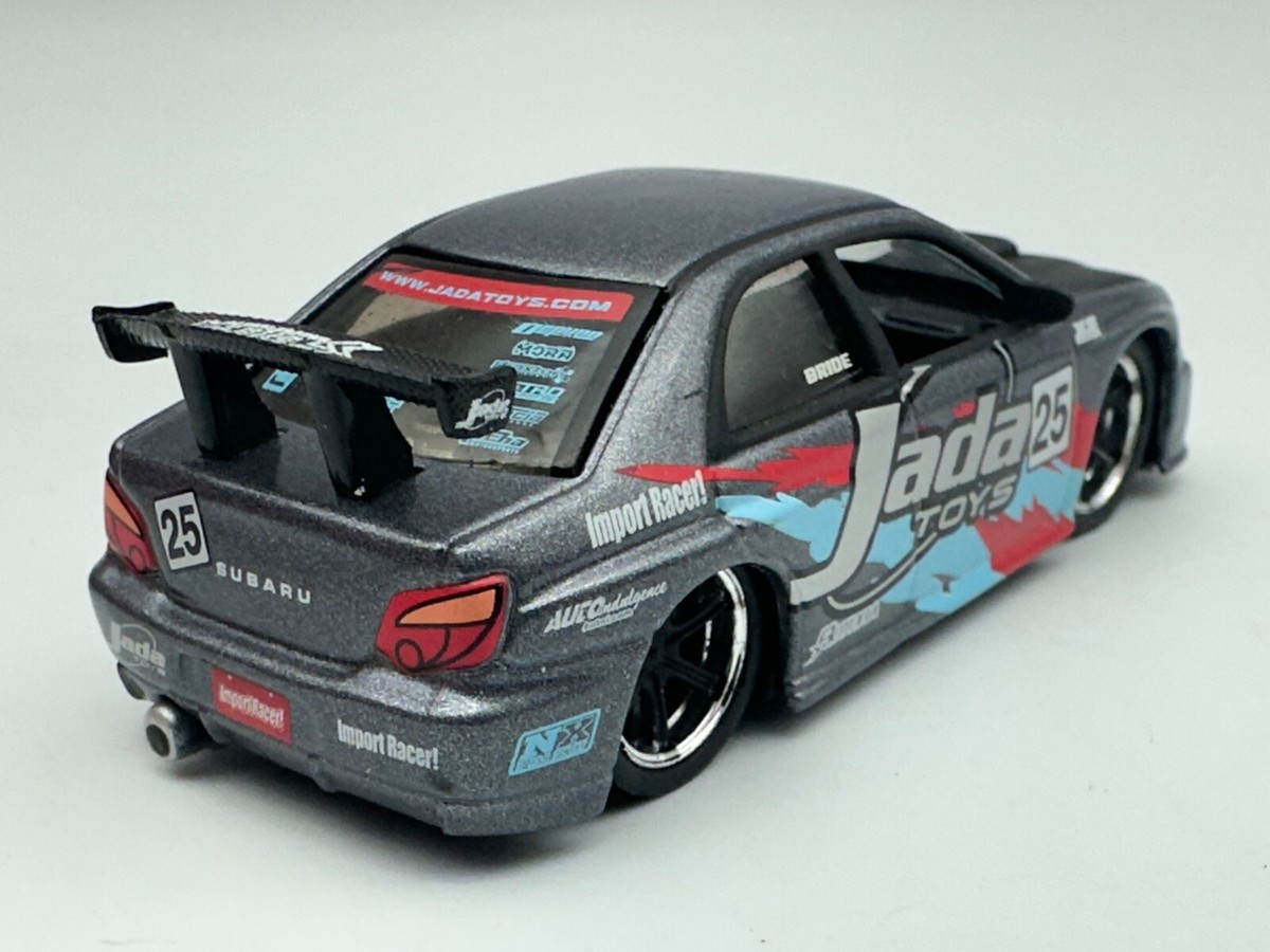 Jada Import Racer Subaru Impreza WRX STI, Gray, 1:64
