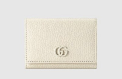 Gucci GG Petite Ivory Marmont Bifold leather wallet