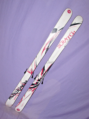 Rossignol SCRATCH GIRL FS WRS freestyle skis 158cm with Rossignol 110  Bindings ~