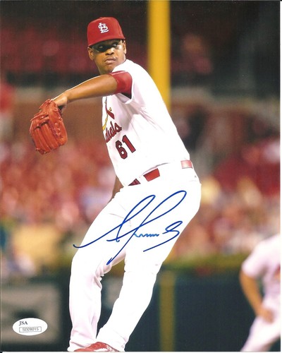 Alex Reyes Signed Auto 8x10 Photo JSA COA St. Louis Cardinals Dodgers - Picture 2 of 2