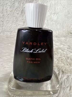 Yardley Black Label  3.5 oz Bath Oil