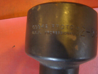 NEW Proto 2 5/8  Standard Impact Socket Spline Drive 6 Point 09942 MADE IN USA