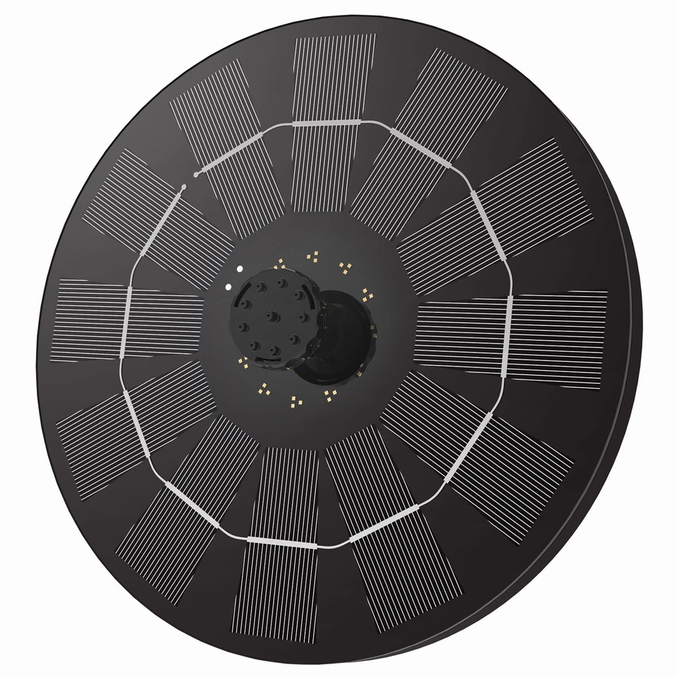 Solar Power Bird Bath Fountain Pump Upgrade 1.4W Solar Fountain with 4 Nozzle - Image 4 of 4