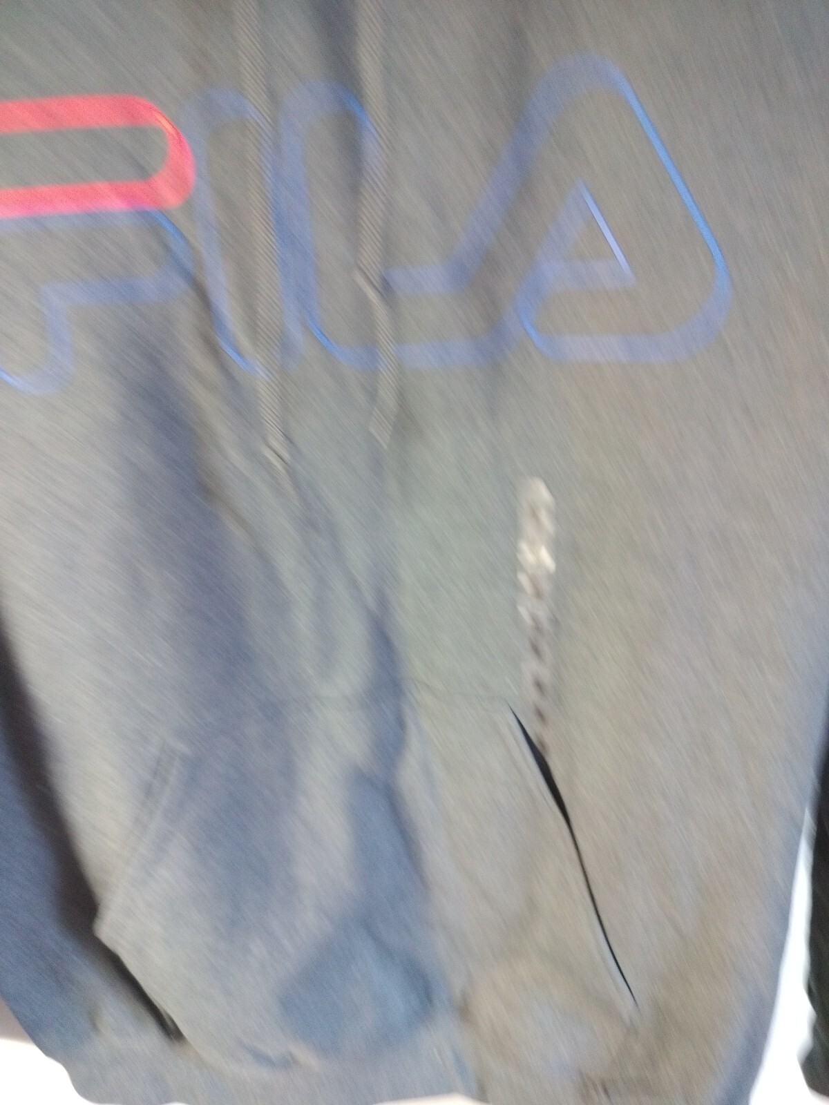 Felpa Fila Pullover Felpa con Cappuccio Taglia Media Grigio Regalo Vacanze