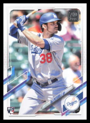 2021 Topps Update #US11 DJ Peters Los Angeles Dodgers Baseball Card