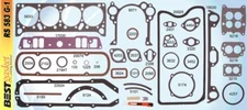 BEST Full Engine Gasket Set/Kit Head+Manifold+Oil Pan for Pontiac/GMC 347 1957