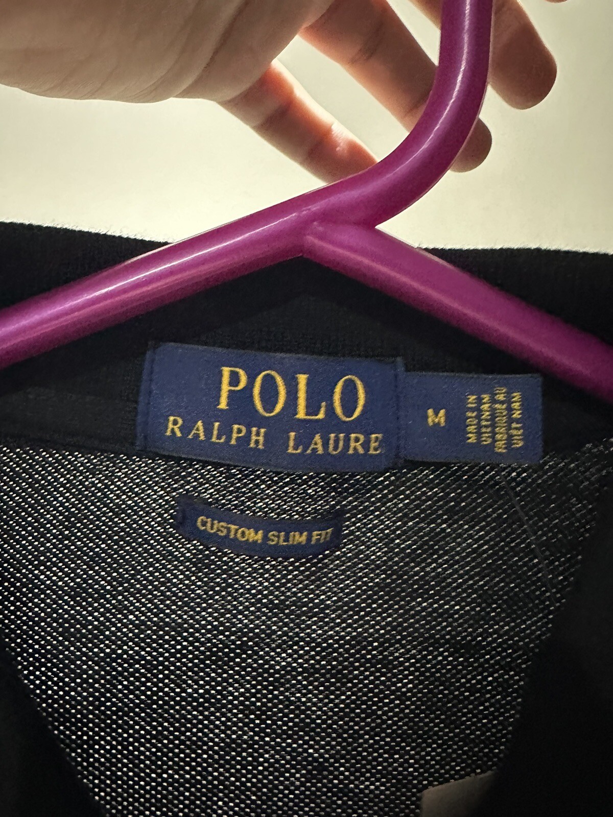 Ralph Lauren Men’s Polo Shirt - Size Medium - Custom Slim Fit - RRP = £110 image 3