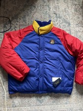 Polo Ralph Lauren Cookie Goose Puffer Jacket Coat Reversible Snow Beach Hi Tech