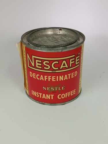 VINTAGE NESCAFE SOUTH AFRICA TIN BOX BY NESTLE